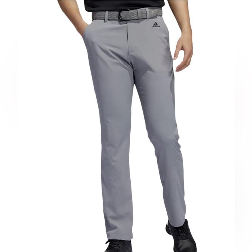NWT Adidas Adicolor Primegreen Grey Golf Pants Mens Size 38Wx30L (GU2673)